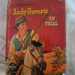Walt Disney Western Vintage Andy Burnett Book